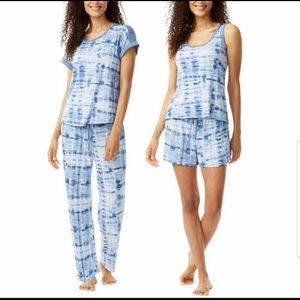 Lucky Brand Tee Tank Short & Pant Pajama Set